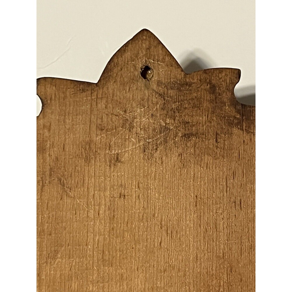 Vtg Wooden Mail Wall Shelf Rack Shelf Primitive Hanging Storage Rustic Farmhouse - Picture 3 of 9